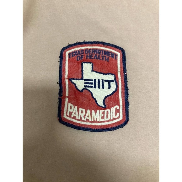 None Other - Texas Department Of Heath Paramedic Patch